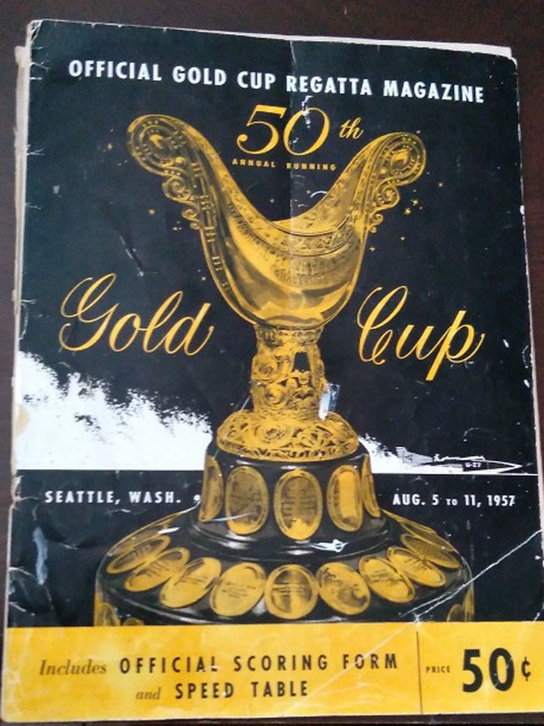 1957 Official Gold Cup Regatta Magazine