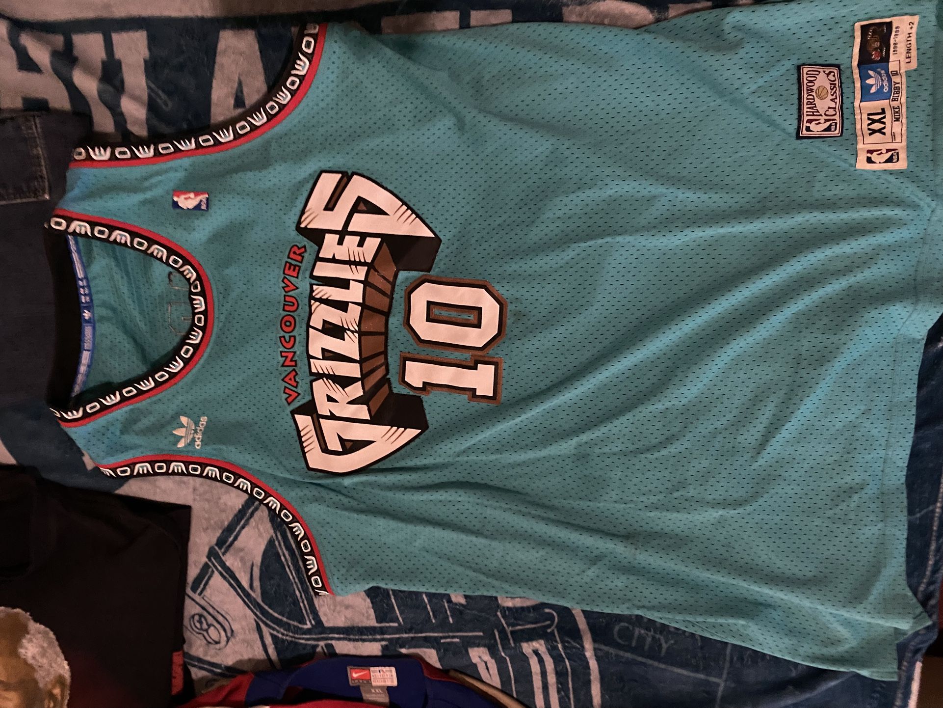 Mike Bobby Grizzlies Jersey Throwback