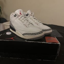 Jordan 3 White Cement Reimagined Size 12