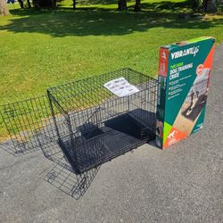 🐶 Like-New Vibrant Life Large Dog Crate (36”) – Used 2 Hours Only!