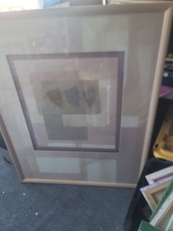 Framed Art Print with Wood Frame