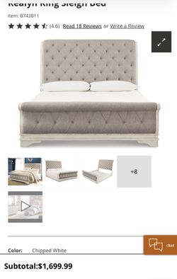 Realyn King Sleigh Bed