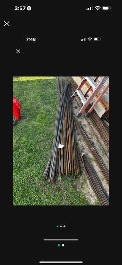 Rebar 10ft rebar number #3 asking $3 each
