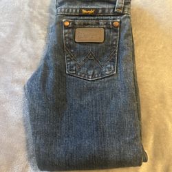 Boys Wrangler pants. 