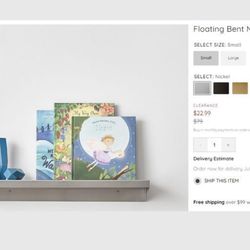 Pottery barn metal shelves