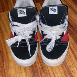 knu school vans red/black