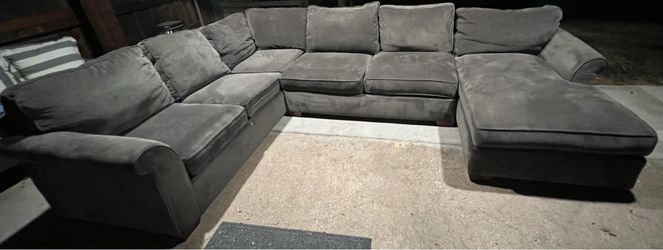 Large Gray Sectional Sofa