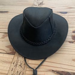 Leather Hat (Black)