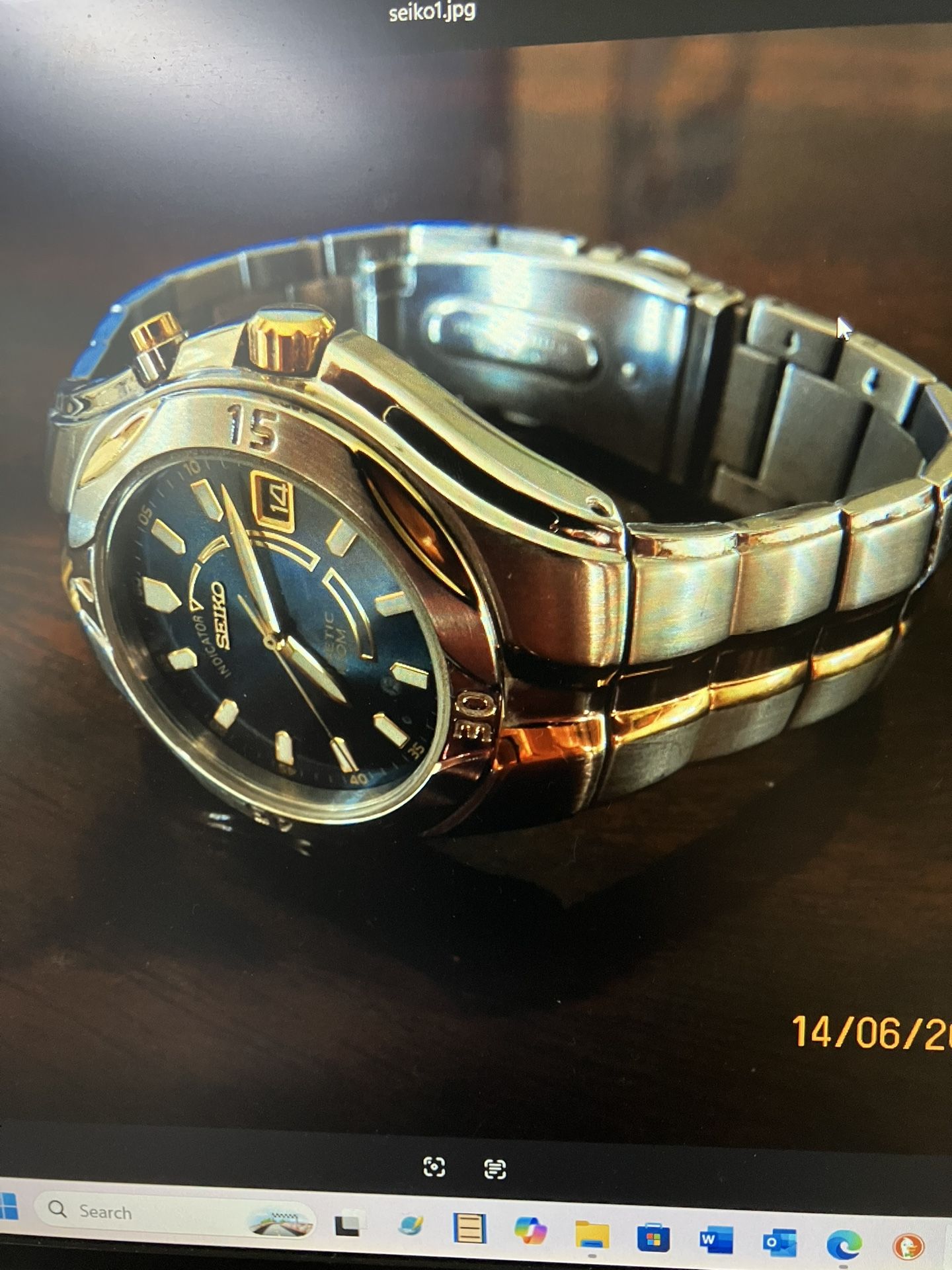 SEIKO Kinetic watch