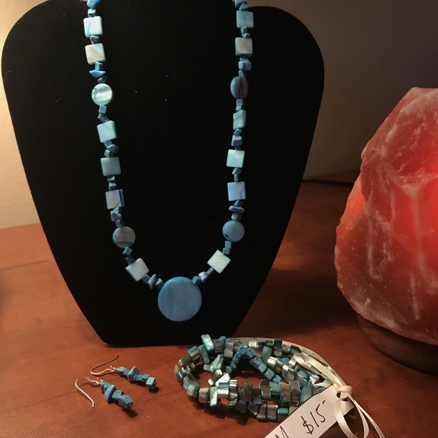 Faux Turquoise Set Hand Made