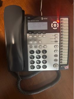 AT&T 1070 Small Business Phone System | 4-Line Office Phone | LCD Display