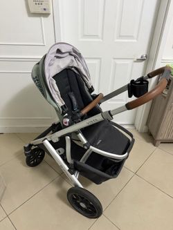 Green UPPABaby Vista Stroller