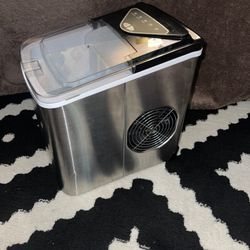 Silonn Portable Ice Maker - 9 Cubes in 6 Mins, 26lbs Daily, Self-Cleaning, 2 Bullet Ice Sizes, Perfect for Home, Kitchen, Office, and Parties Note: Pl