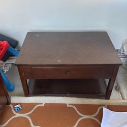 Coffee Table (walnut Wood )