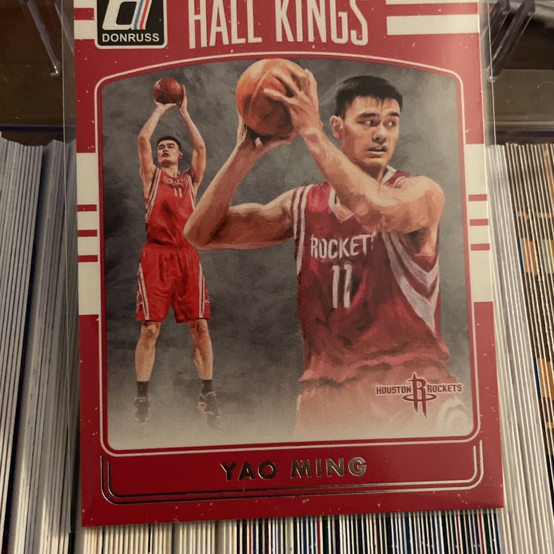 Yao Ming Basketball Card Hall Kings