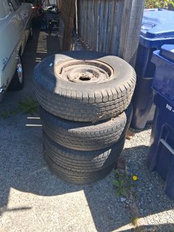 Ford truck 5 lug rims, tires no good, free.
