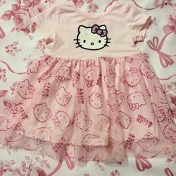 Hello Kitty Toddler Dress 24 Months 
