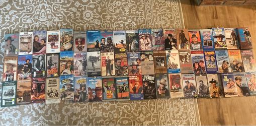 57 John Wayne vhs movies