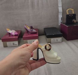 Miniature Collectible High Heel Shoe Figurine