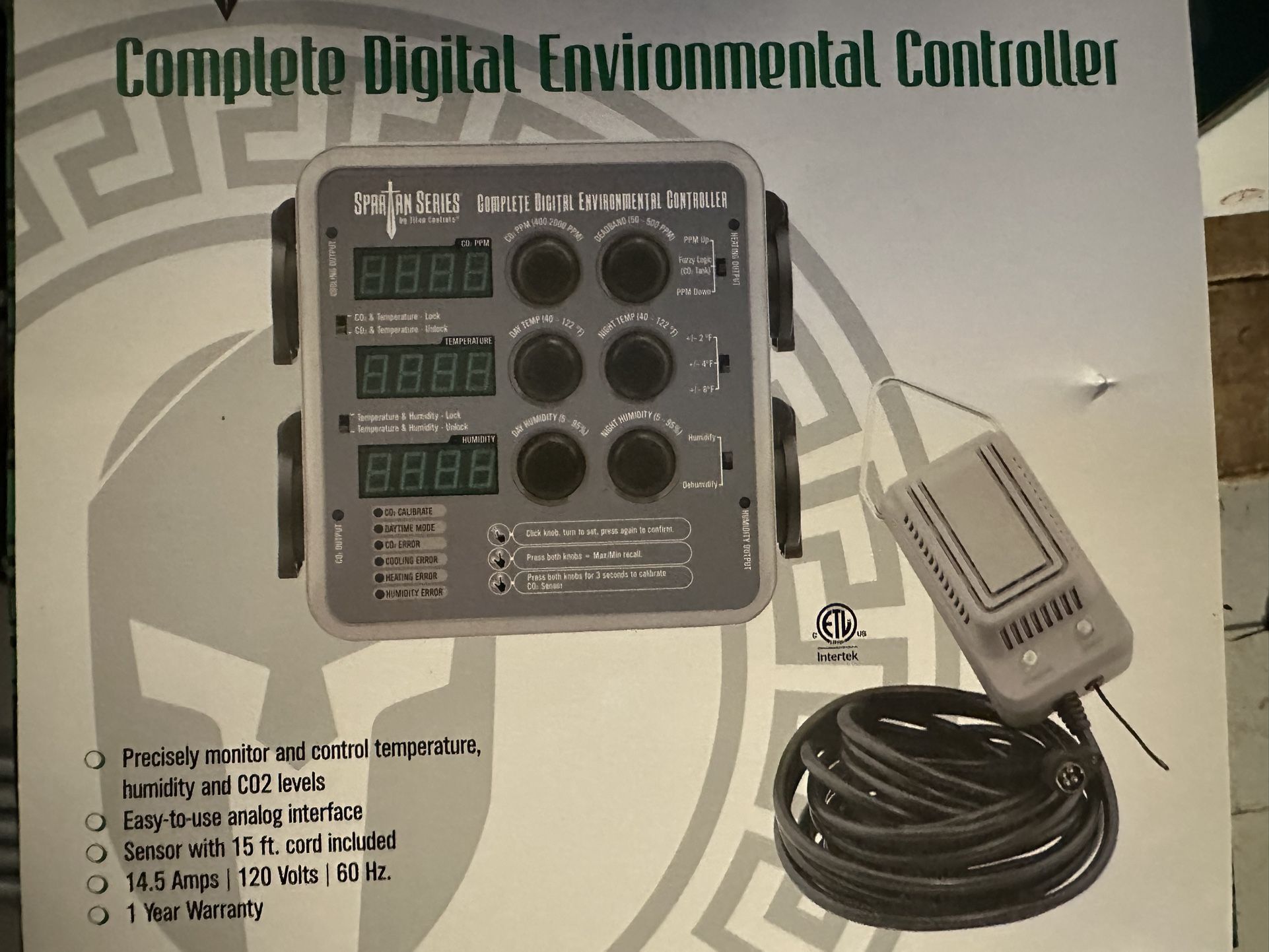 Titan Controls Spartan Series Complete Digital Environmental Controller