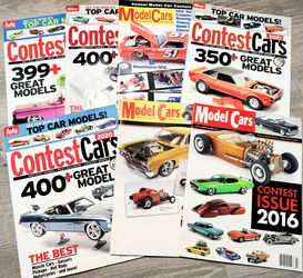 Car model magazine collectors lot