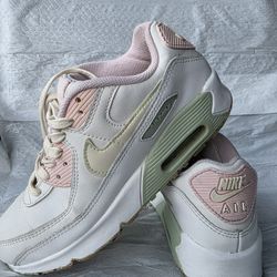 Nike Air Max 90 SE - Size 7Y / Women’s 8 - Pink/Sage - Great Condition