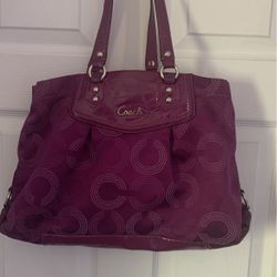 Coach Purple Purse