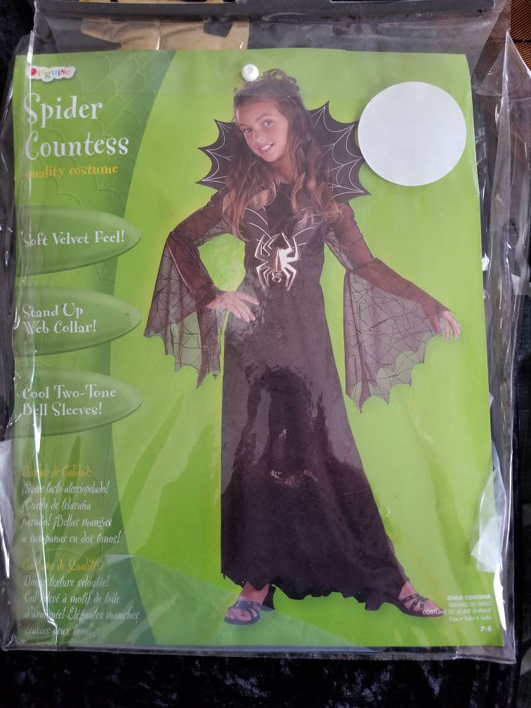 Girls' Spider Countess Costume