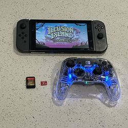 Nintendo Switch Console Bundle – Games + Memory Card + Wireless Pro Controller