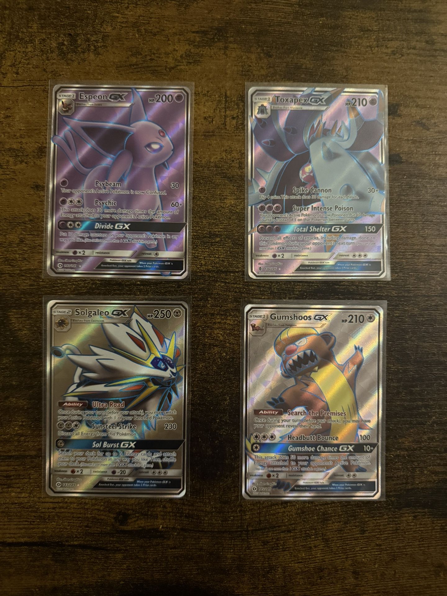 Pokemon GX Lot of 4 Full Arts