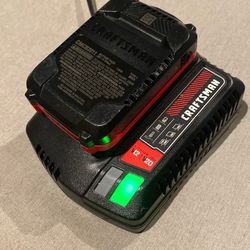 Craftsman 2ah Battery w/Charger