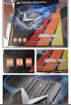 power acoustik 800 watts ovn2-800