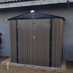 New 6x8Metal storage Shed Yard lawn Garden Tools 6x8 Storage   We deliver with extra charge 