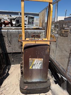 Big joe walk behind battery powered hydraulic
