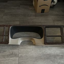 Wood Grain Dash Bezel 