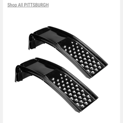 4000 lb. Capacity Solid Steel Auto Ramp Set