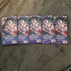 One Piece Azure Sea’s Seven Booster Sleeves OP 14