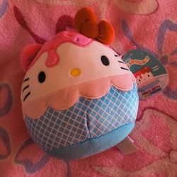 ice cream hello kitty squishmallow 