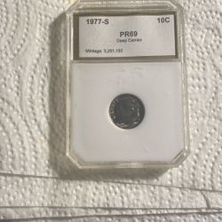 1977-S Clad Roosevelt Dime