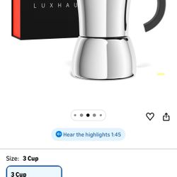 Espresso Maker, Greka, Moka Pot, Coffee Machine