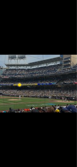 Padres vs Pirates  - Wed August 26th - 1pm - Sec 112 - row 17 —— seats 1-4 —- $40