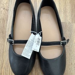 Old Navy Girls Black Maryjane Shoes Size 4 New