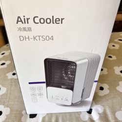Portable Air Conditioner Fan, Small Evaporative Air Cooler with 3 Speeds