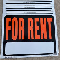 SIGNS - Extra Large For Rent Signs
