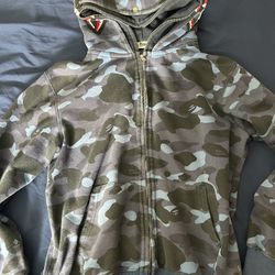 Bape 2 faced hoodie