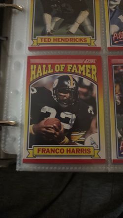 Franco Harris HOF 1990 card