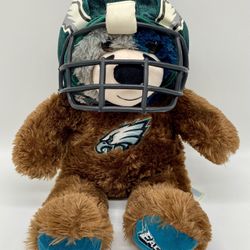 Build A Bear Philadelphia Eagles Plush Teddy Bear with Helmet 
