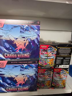 Pokemon Chaos Rising Elite Trainer Box ans bundle