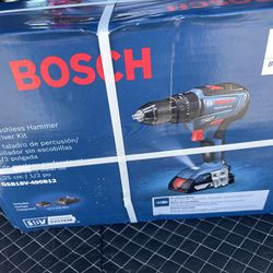 NEW Bosch 1/2" 18V Brushless Hammer Drill/Driver Kit, Model # GSB18V-490B12