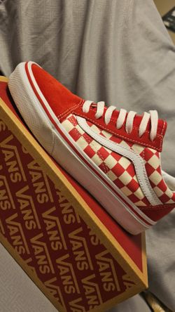 Vans Red Checker